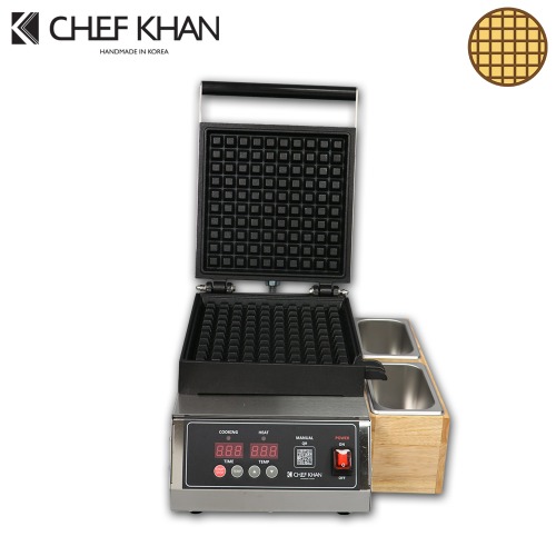 [CHEFKHAN] [쉐프칸] 고급형 와플 크로플기계 디지털 (10x10)