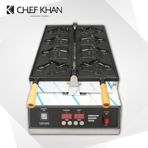 [CHEFKHAN]주문제작 캐릭터빵기계 빵틀 - 고마곰공주빵