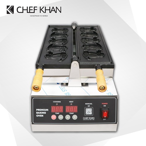 [CHEFKHAN]주문제작 캐릭터빵기계 빵틀 - 발레나공룡빵